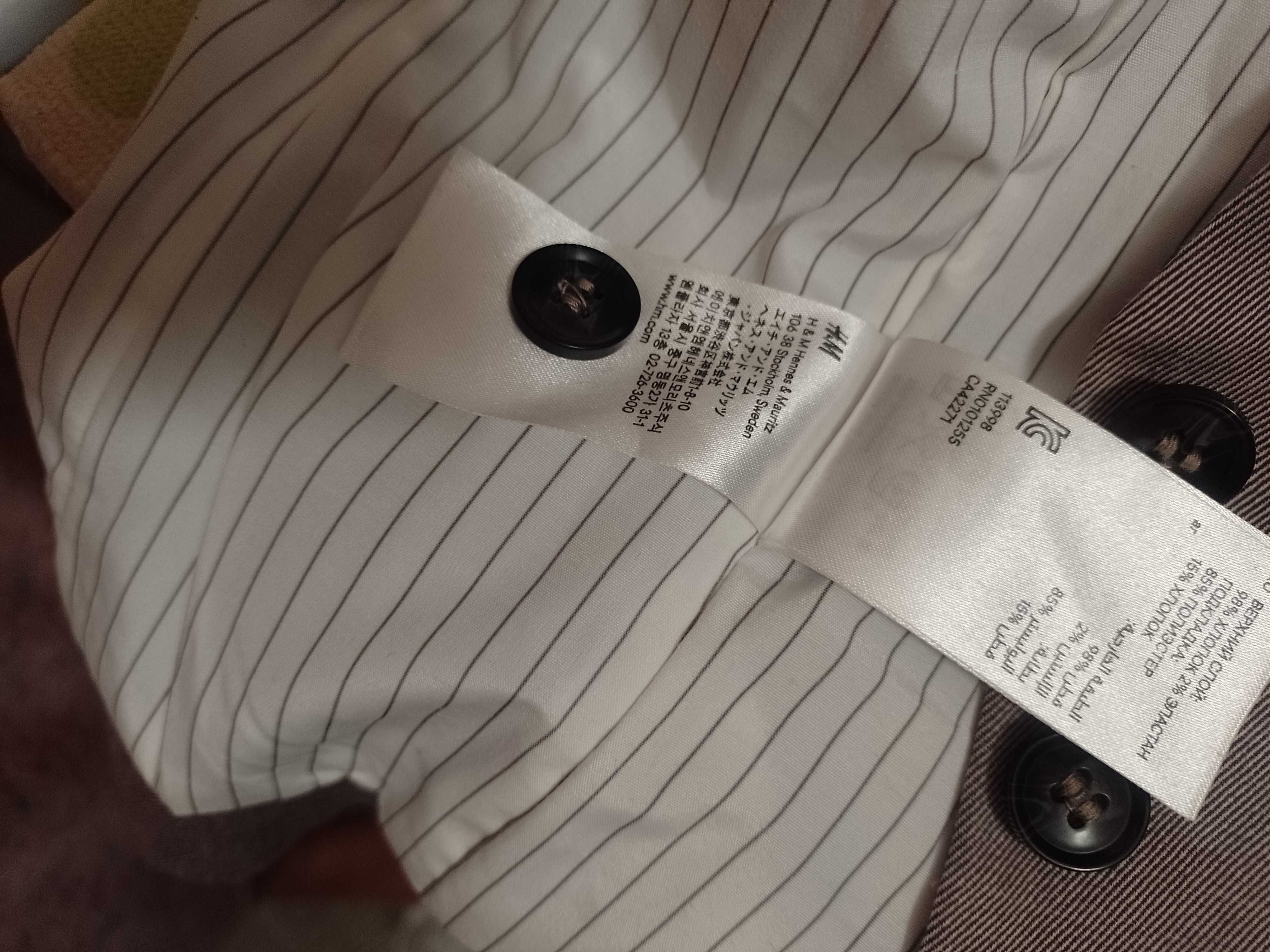 (36/S) H&M/ Biznesowa kamizelka garniturowa z Londynu
