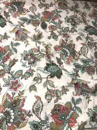 Gabel elegancka tkanina dekoracyjna narzuta FLOWERS&KASHMIR 7,2x3,3m