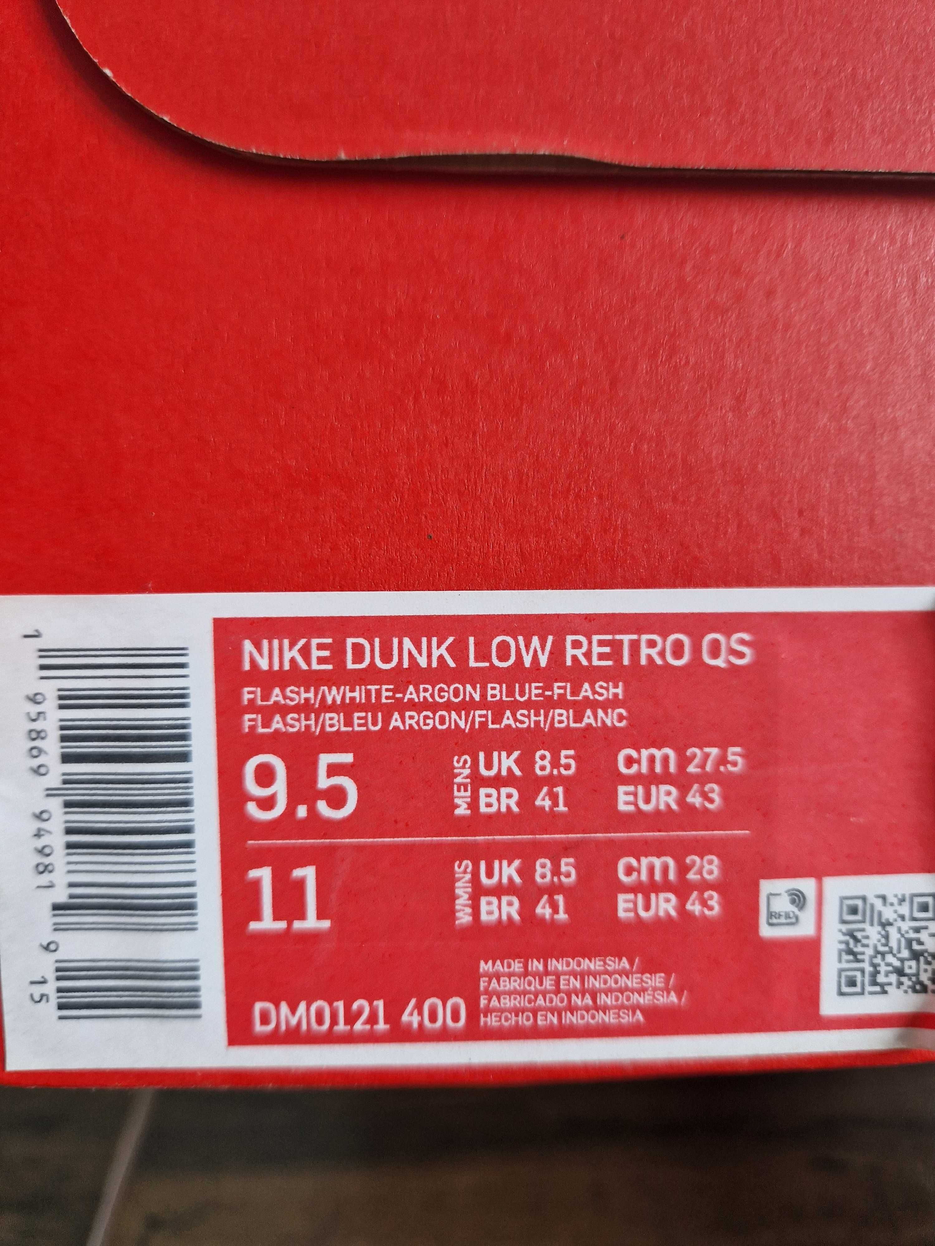 Buty Męskie Nike Dunk Argon rozm. 43EU 9.5US Nowe Okazja Przecena