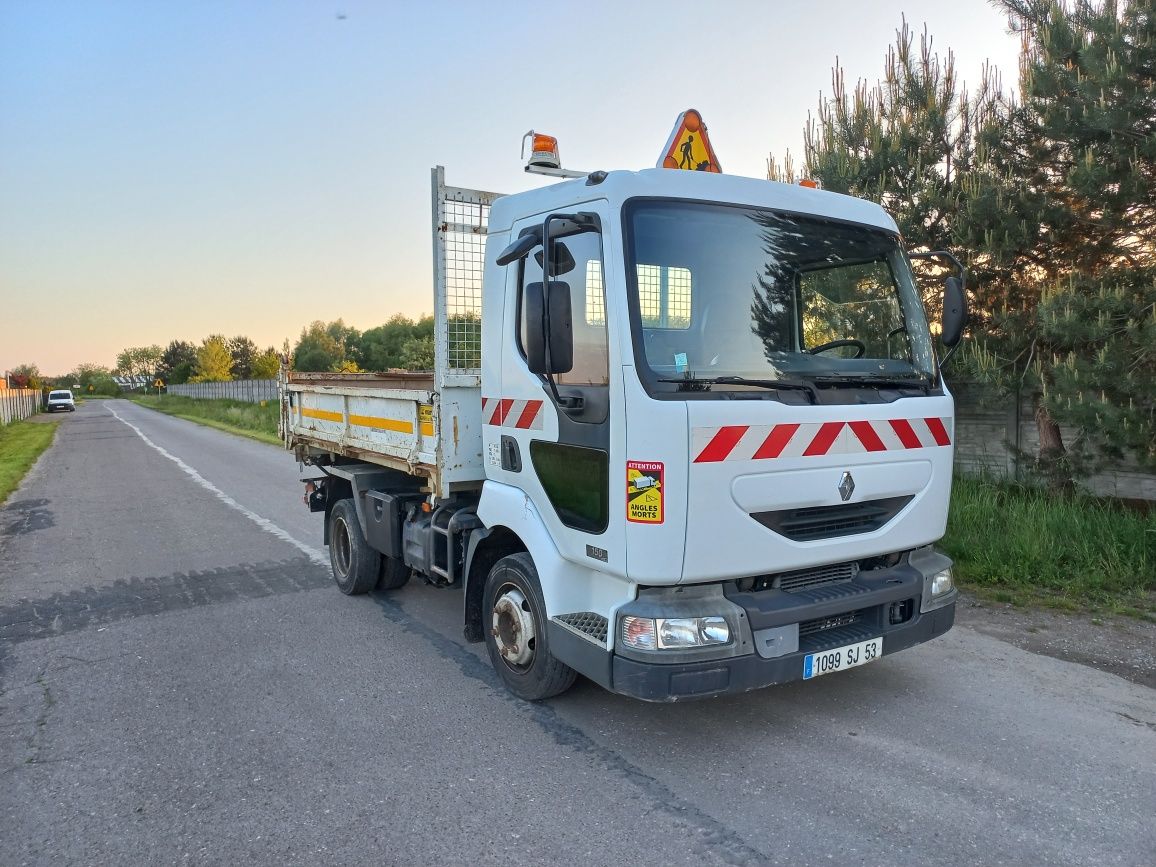 Renault midlum wywrotka orginalna 3 str blokada mostu  tylko 104 tys.