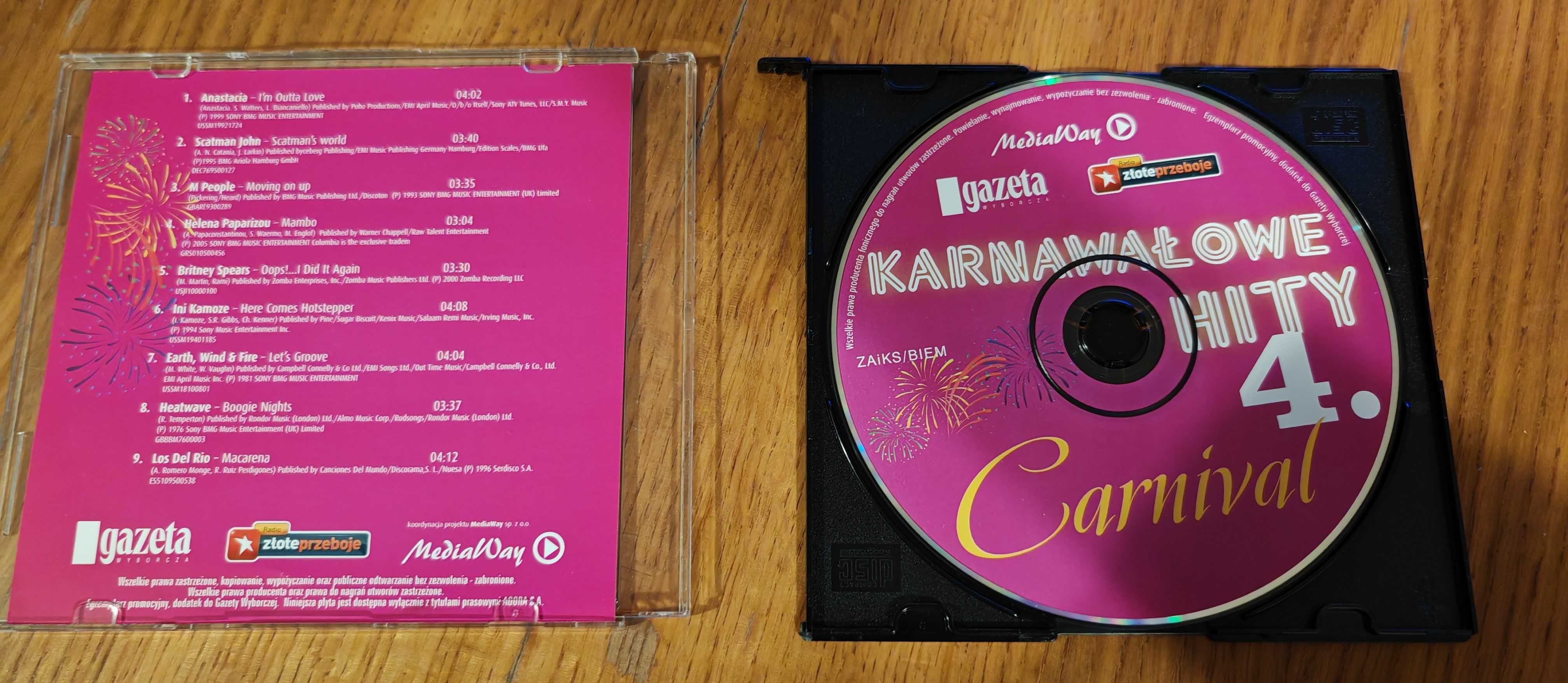 Karnawałowe hity 3 płyty CD