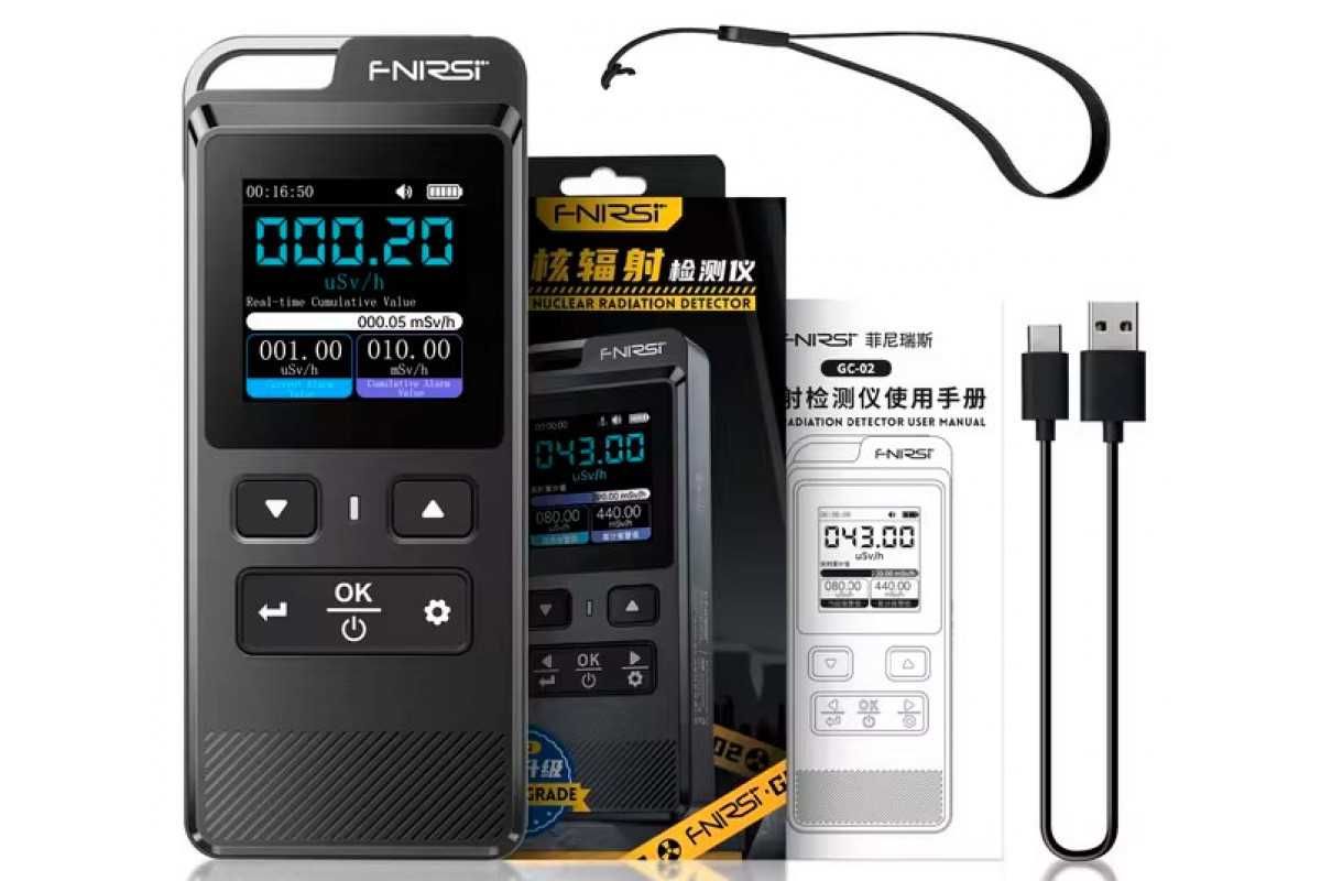 Счетчик Гейгера, дозиметр радиационного излучения FNIRSI GC-02