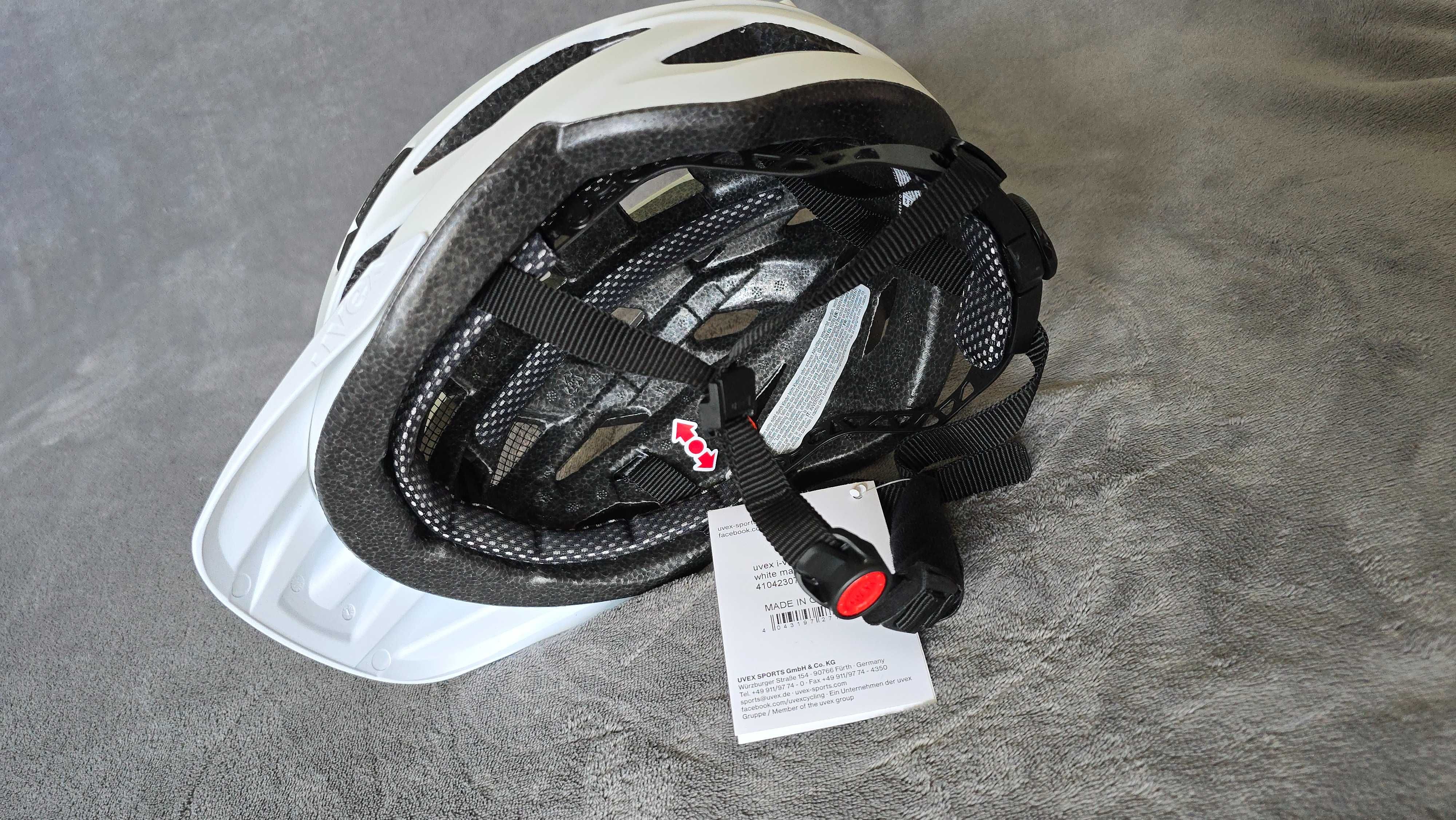 Kask rowerowy mtb UVEX I-VO CC biały mat rozmiar 52-57 cm