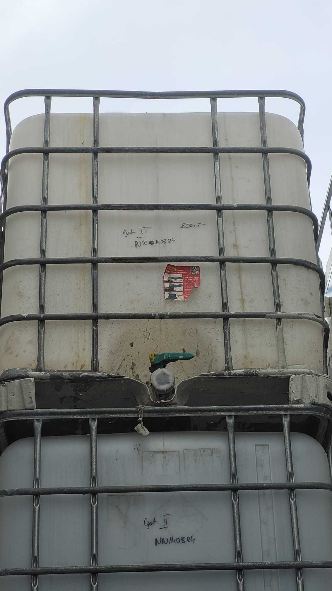 Zbiornik IBC 1000L Mauzer Paletopojemnik Na Deszczówkę, małzer 1000l