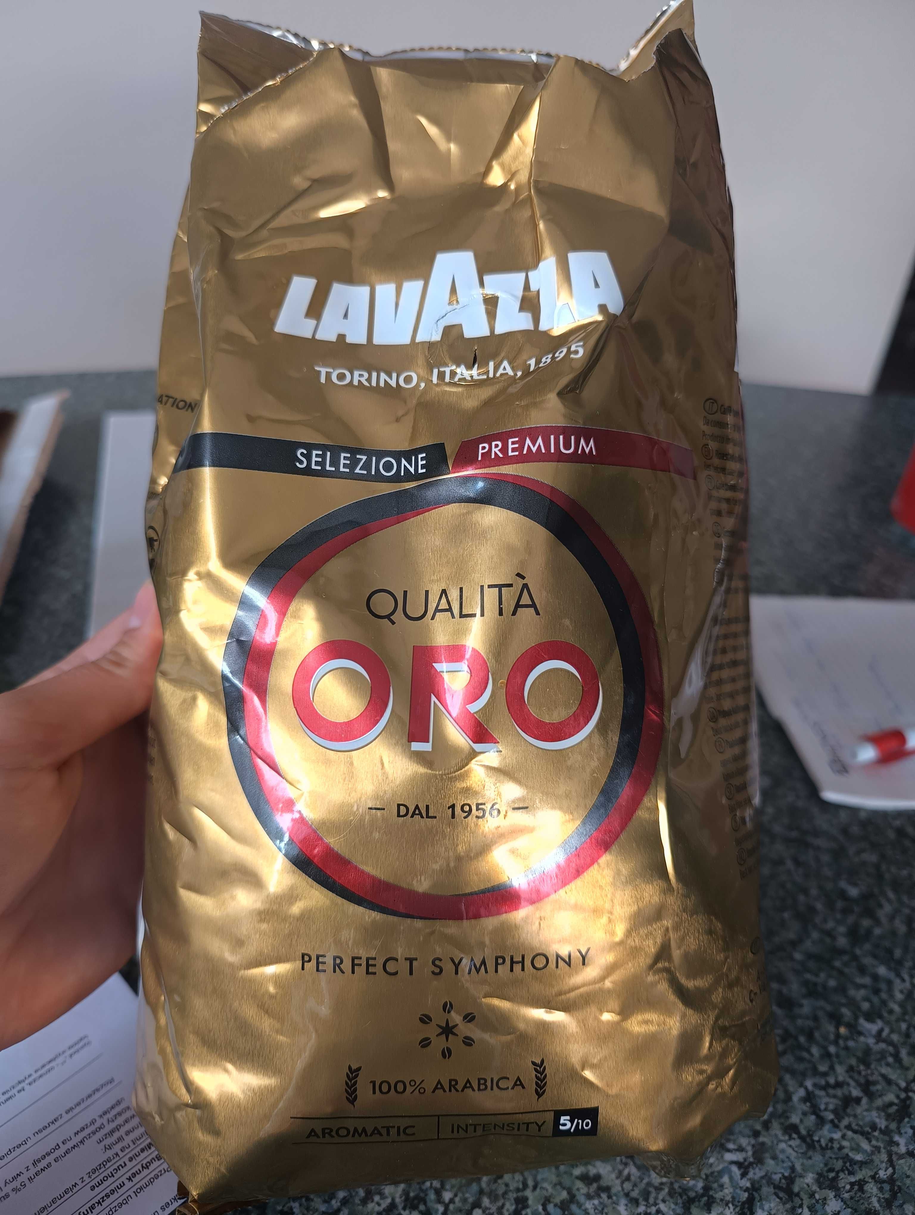 Dwie palety lavazza Oro 1kg ziarno oryginał ilość hurtowa tanio