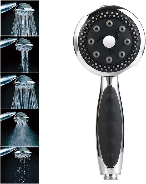 słuchawka do prysznica prysznicowa 4 funkcje okrągła