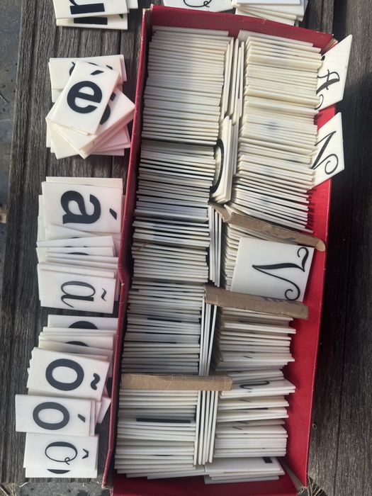 Letras moveis para primaria