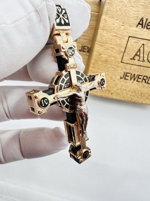 Золотой крест 585 весом 27.82 г