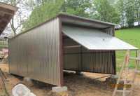 Schowek na budowę blaszany 3x5 garaż blaszak - producent - montaż