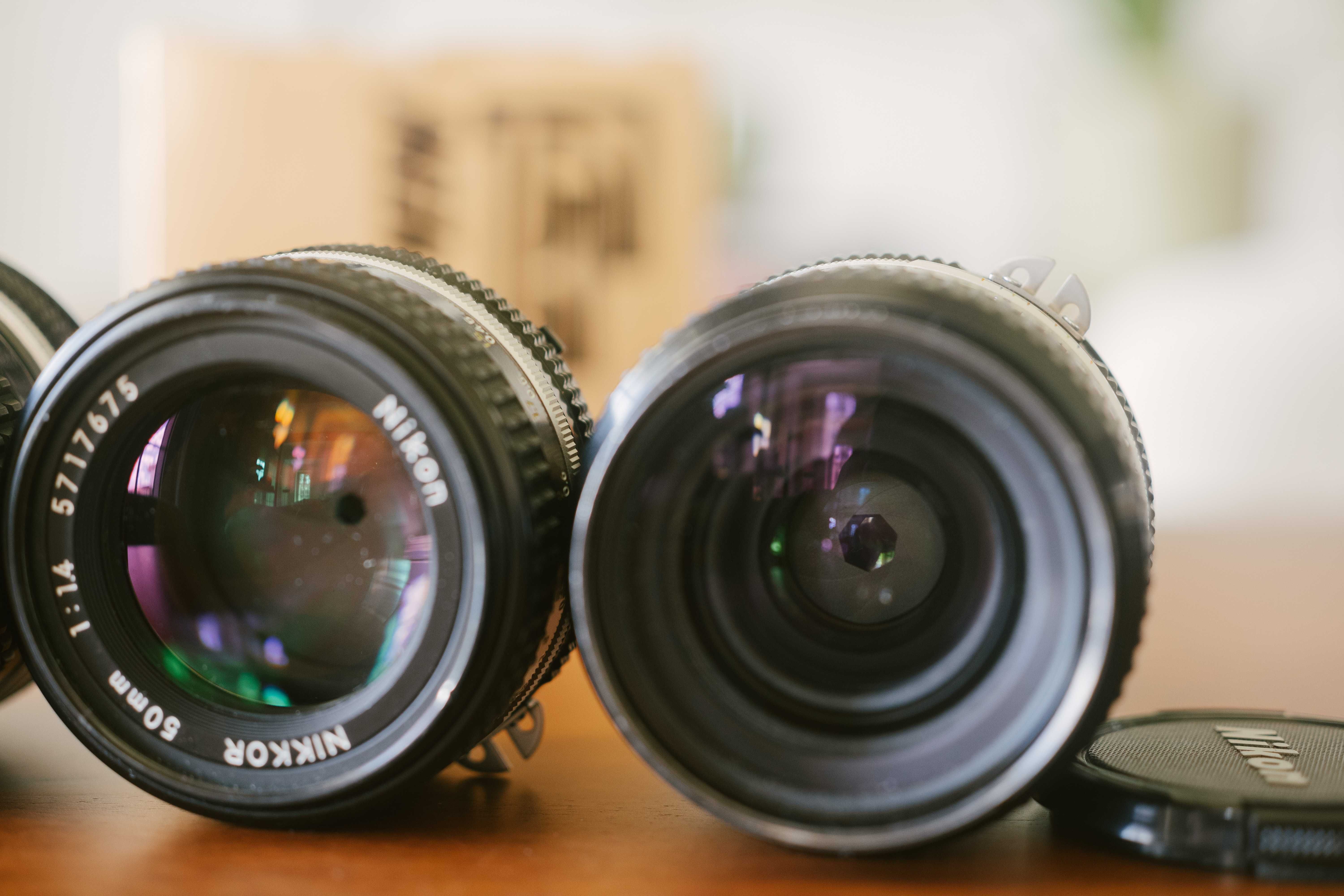 Kit de lentes Nikkor Nikon clássicas 24/2 + 35/2 + 50/1.4