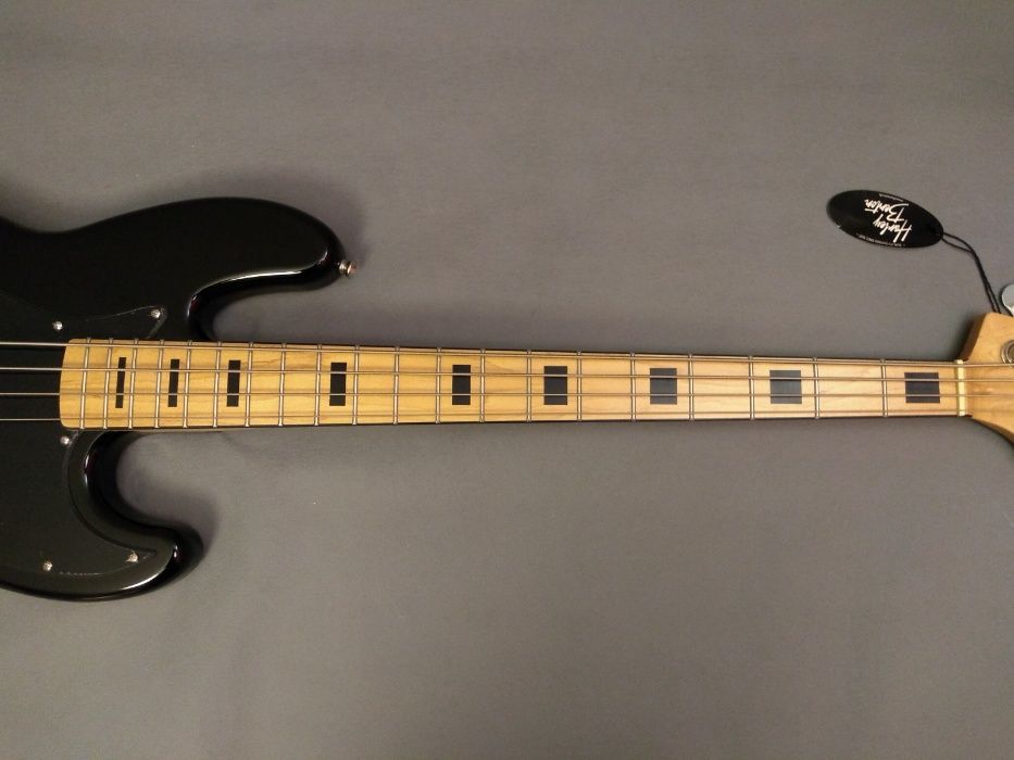 Harley Benton JB-75MN BK-gitara basowa-typ JazzBass