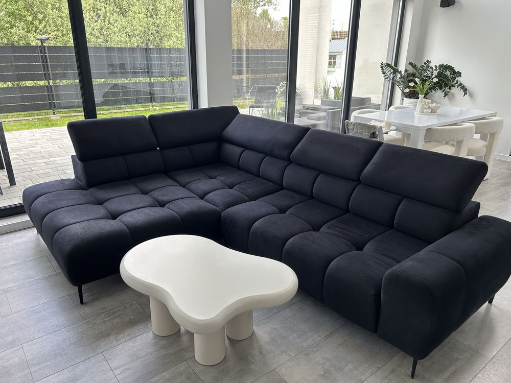 Narożnik PLAZA L z elektrycznym wysuwaniem sofa kanapa rogówka wersalk