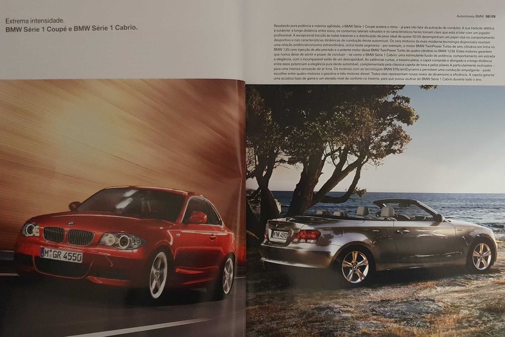 Catálogo de todos os modelos BMW - original - Ano 2009