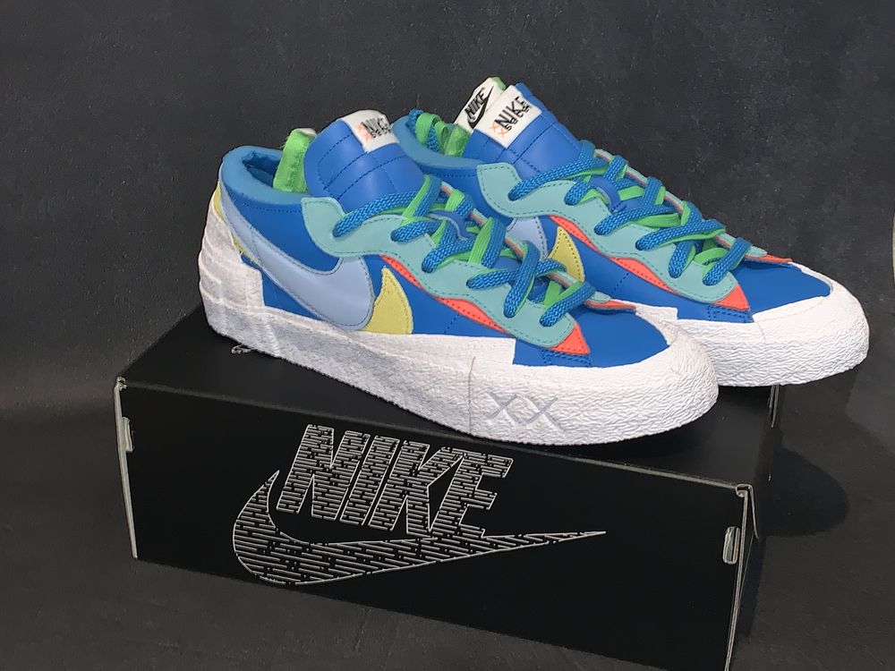 Nike Blazer Low sacai KAWS Neptune Blue 44