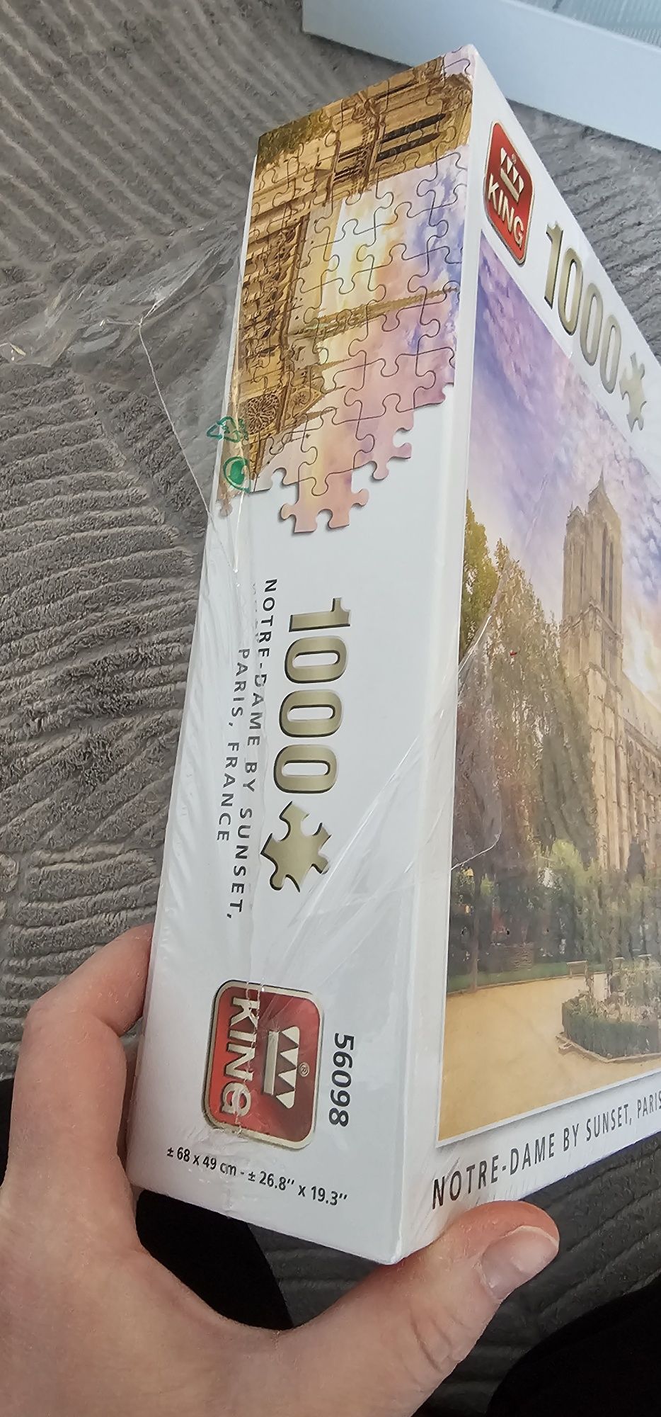 King puzzle Katedra Notre-Dame 1000elementów
