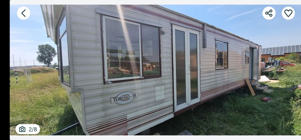 Domek Holenderski 3,7x10,6m duży  dwie stan dobry