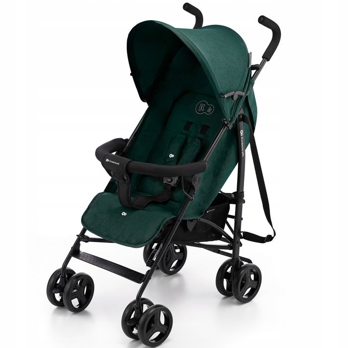 kinderkraft tik lekki wózek spacerowy parasolka zielony