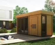 Sauna zewnętrzna fińska Azalia Promocja MONTAŻ -50% + prezenty