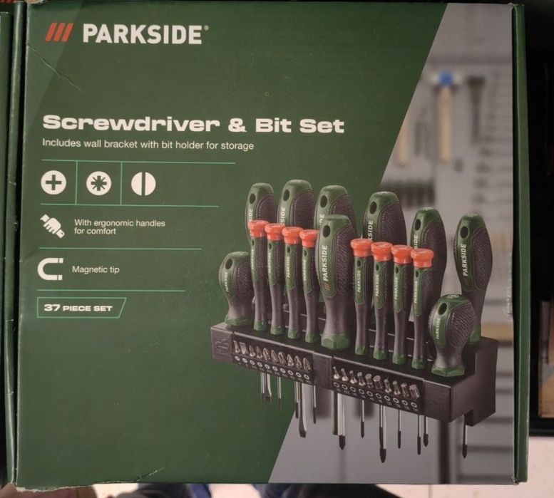 Набір ОРИГИН отверток GERMAN Parkside 37од/викруток/біти/набор/комплек