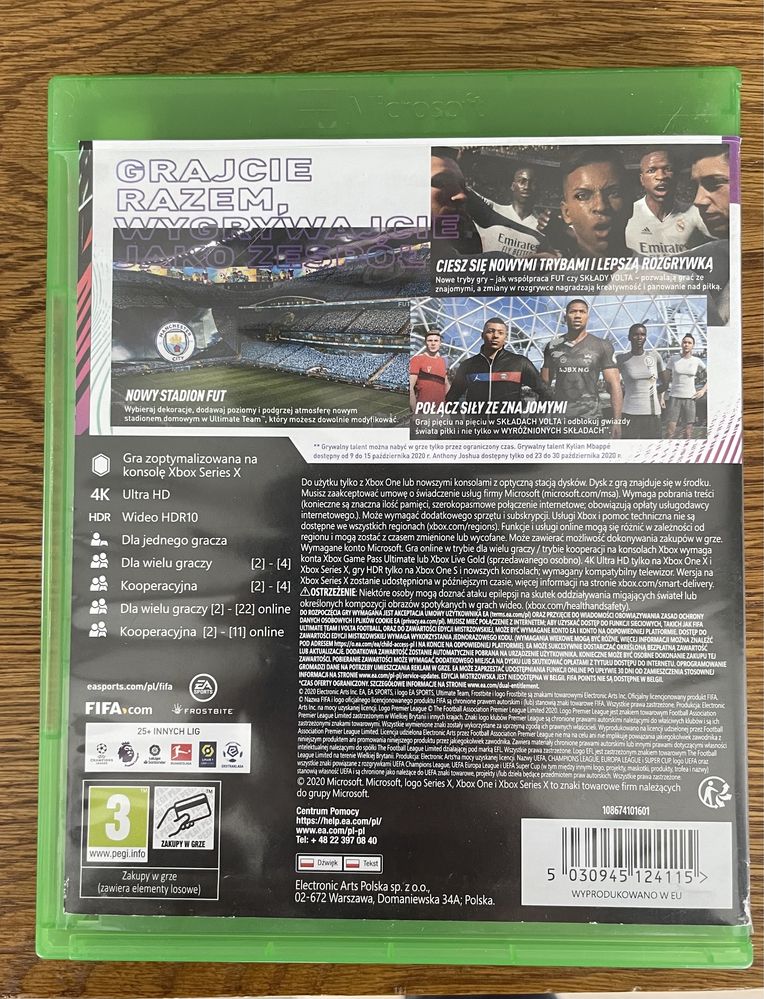 FIFA 21 PL Xbox one