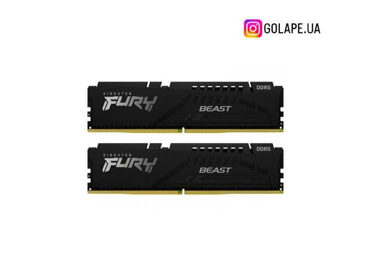 Оперативна пам'ять Kingston FURY DDR5-6000 32768MB Beast Black