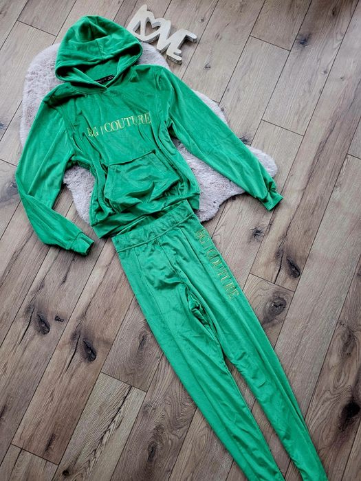 Dres welurowy Brandenburg komplet dresowy dres s