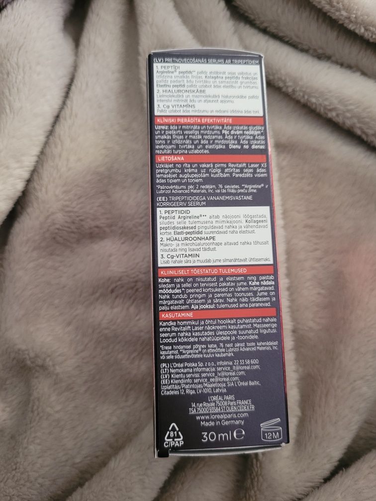 L'Oréal Paris Revitalift laser 3 peptydy serum przeciw oznakom starzen