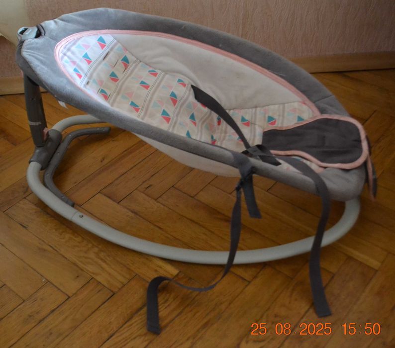 Детская люлька, колыбель, кресло-качалка. До 9 кг. 73х44 см. 2,26 кг.