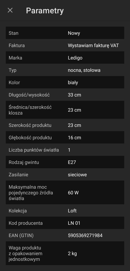 2szt lampek nocnych Loft abażur diament druciana metalowa do gniazdka