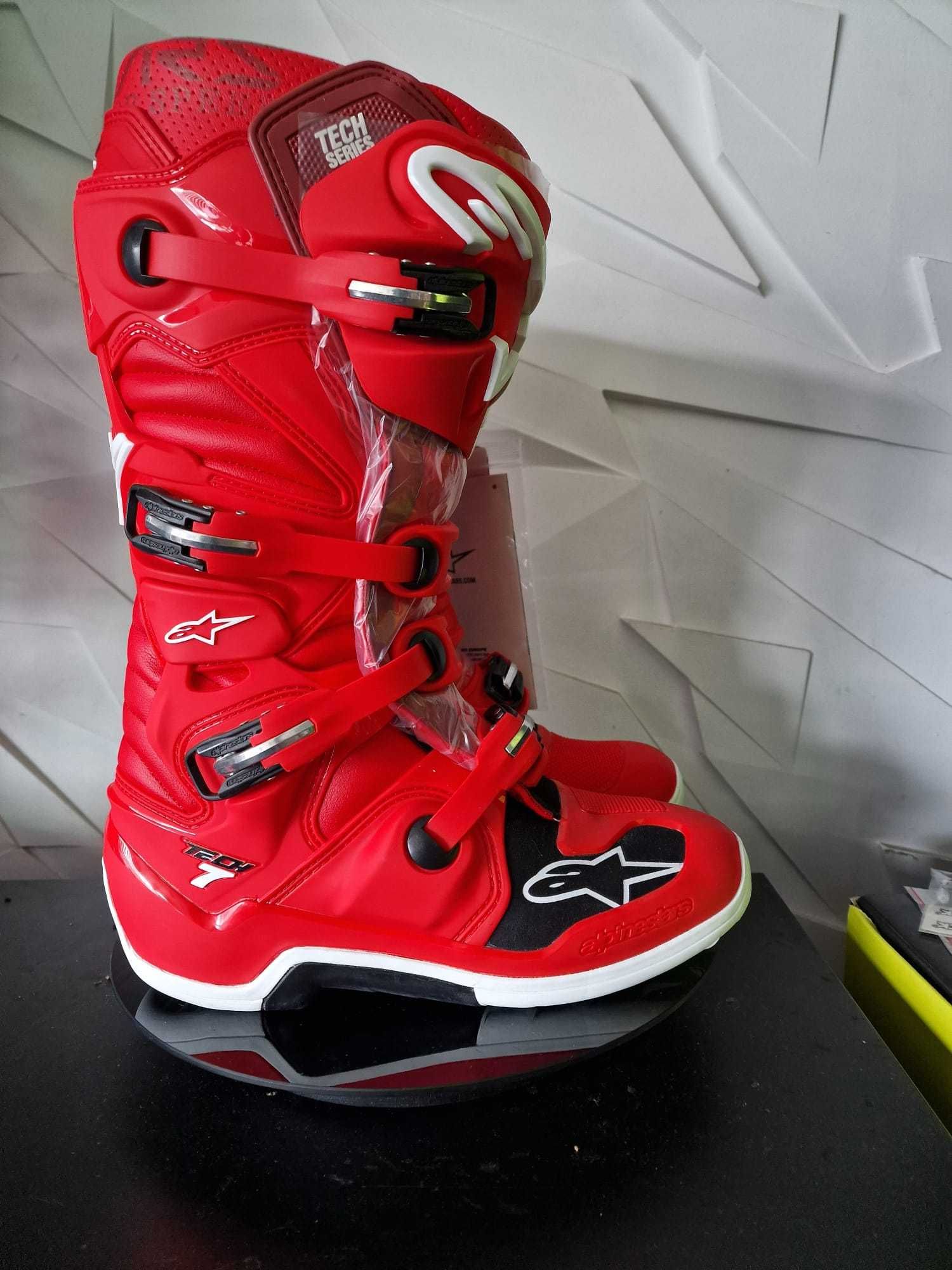 Buty off-road Alpinestars TECH 7 MX '12 Red sklep, raty GRATISY!