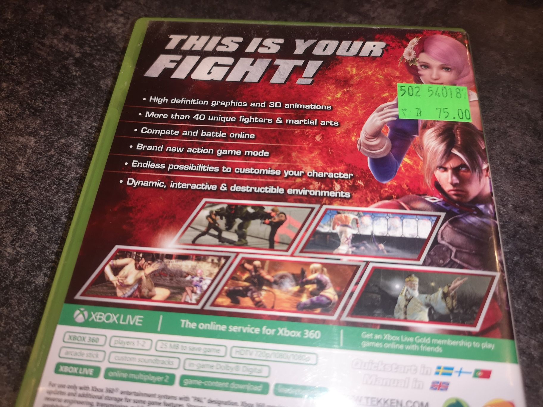 Tekken 6 XBOX 360 gra (stan bdb) kioskzgrami Ursus sklep