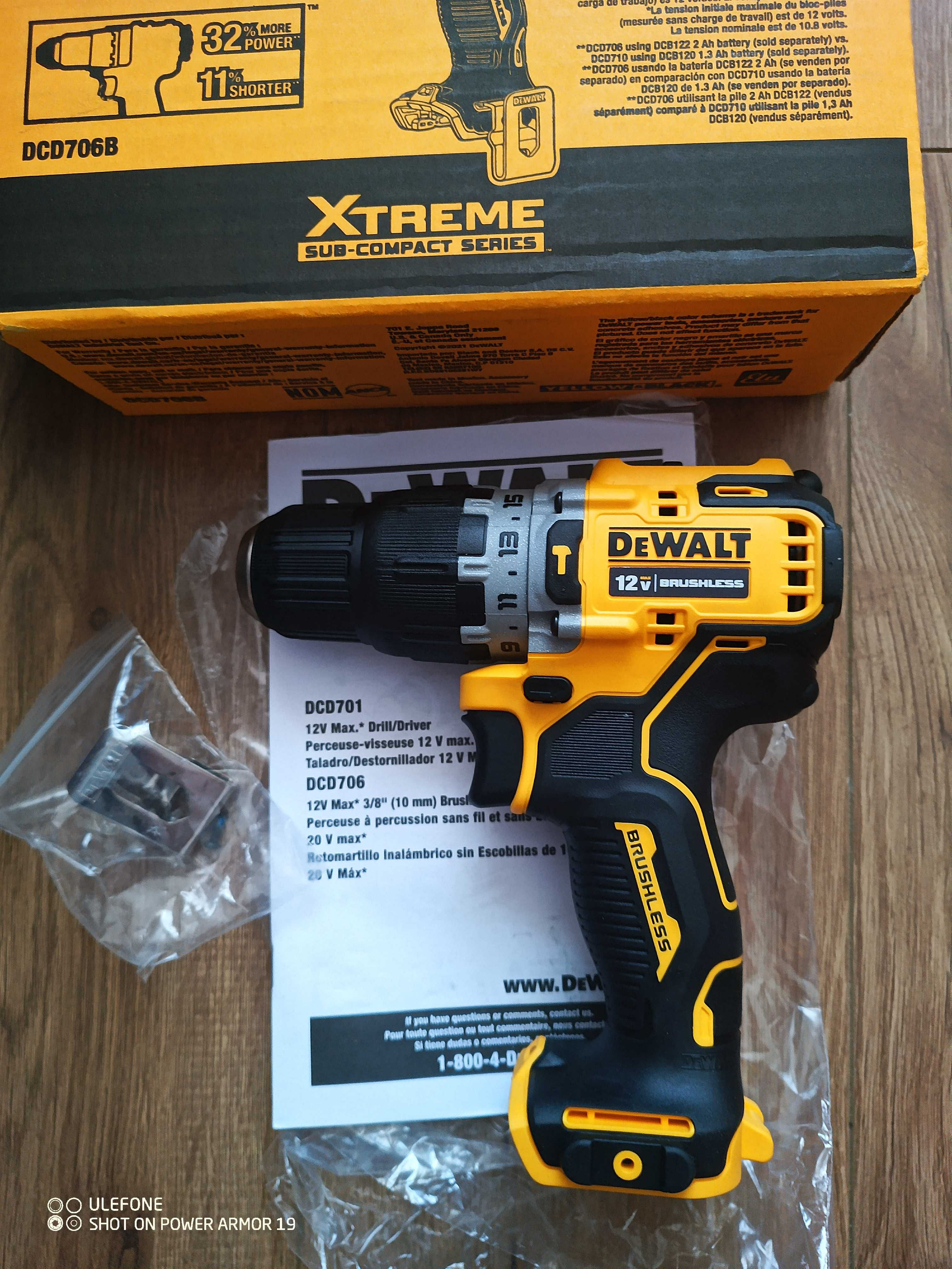 Dewalt DCD706 DCD701 12V MAX Xtreme Brushless Drill Driver