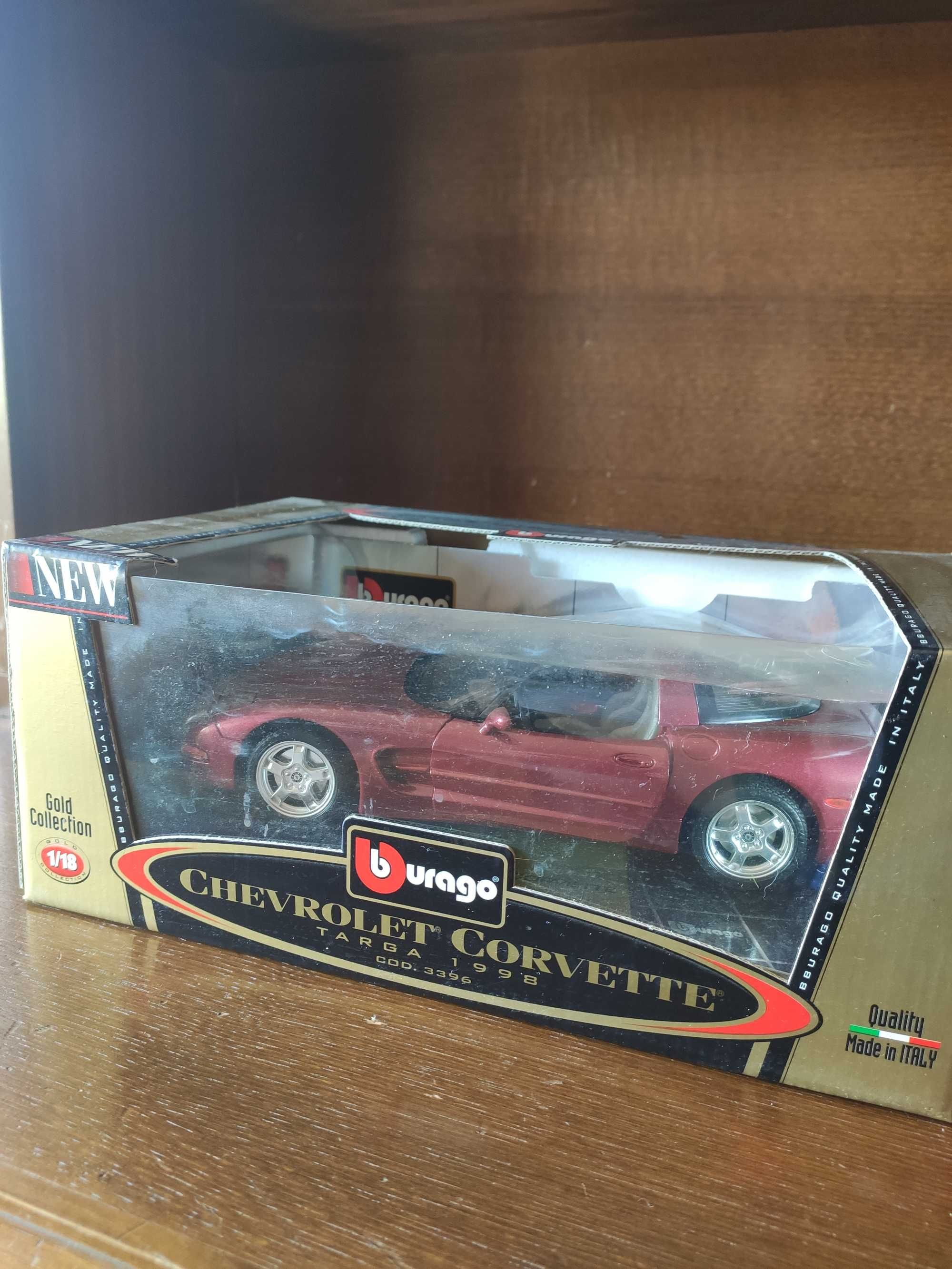 Carro de Colecionador da bBurago 1/18 Chevrolet Corvette - Original