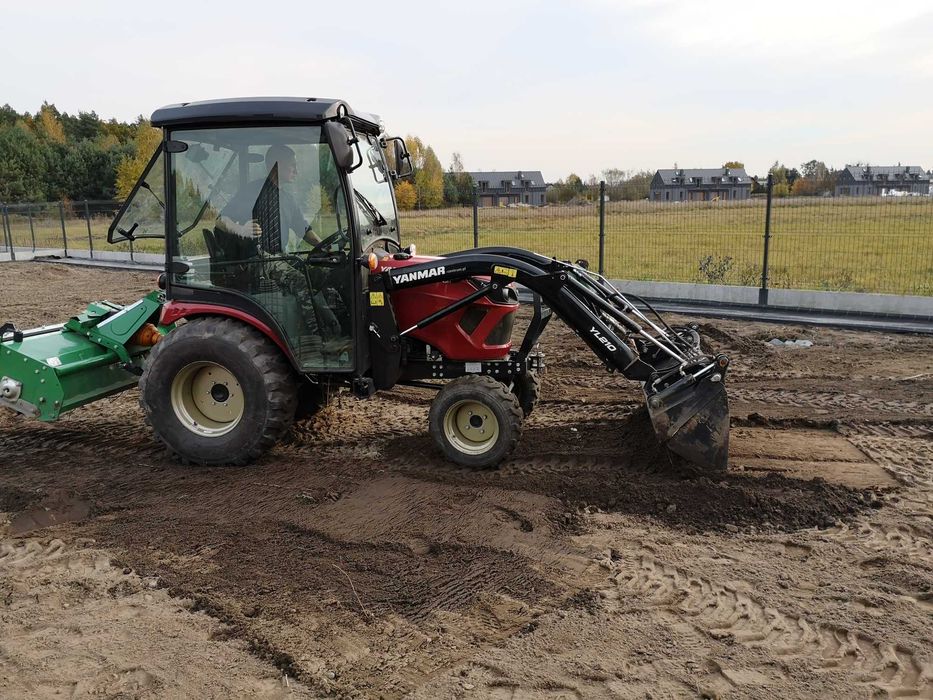 Koszenie zarośli, wycinka drzew, mulczowanie, usuwanie karp