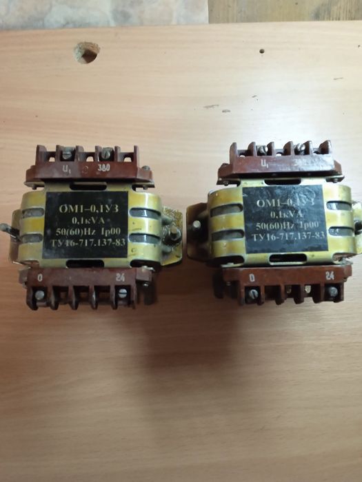 Трансформатор понижающий,100ват,380/24,220/12 .