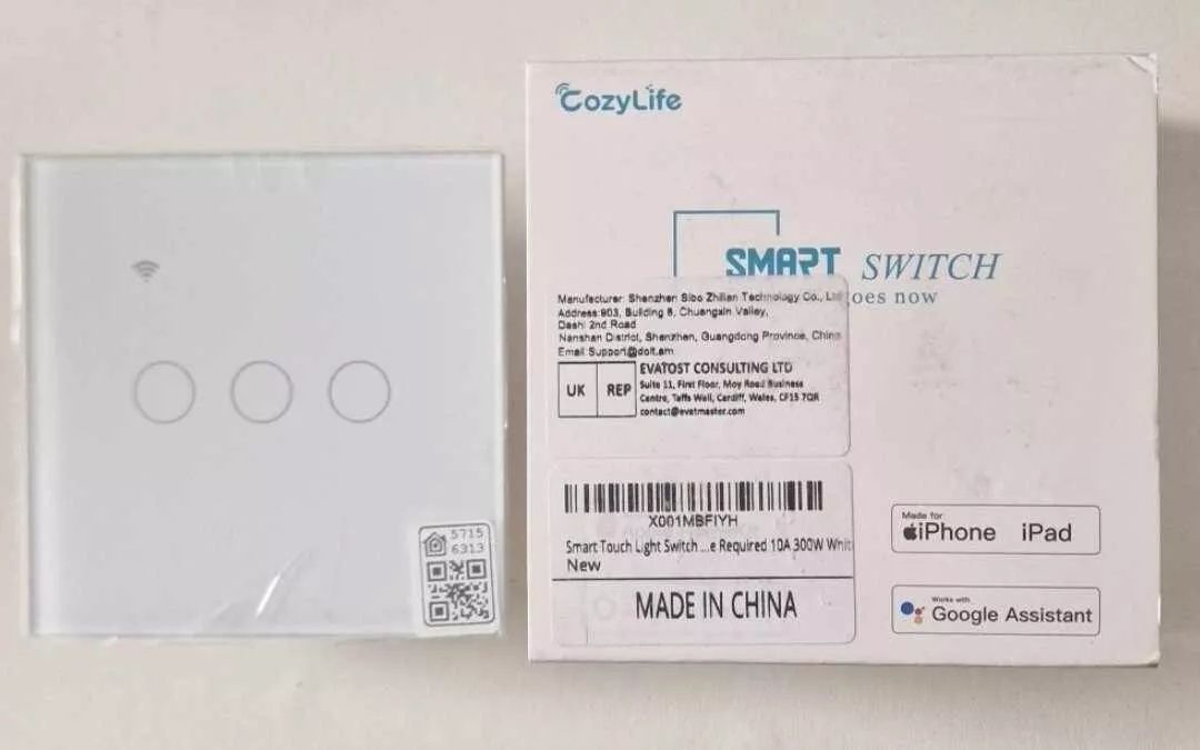 Inteligentny przełącznik CozyLife Smart Touch Light Switch 3 Gang