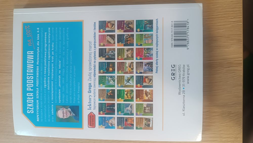 Repetytorium z matematyki kalasy 4-6