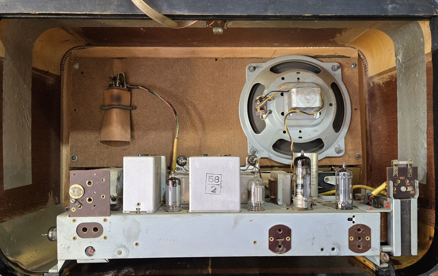 Rádio antigo reparado Lorenz
