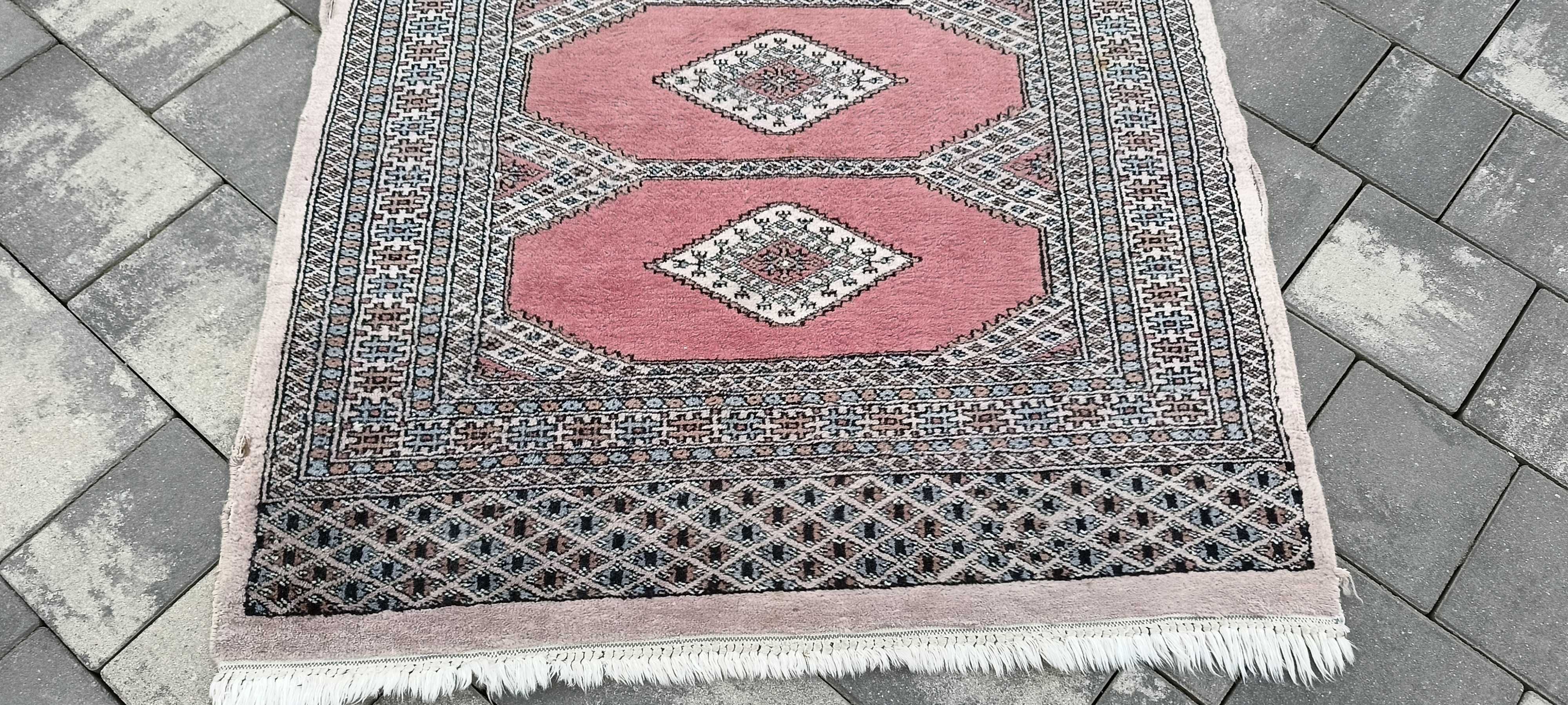 Buchara dywan wełniany tkany ręcznie 167 x 95 cm wełna perski
