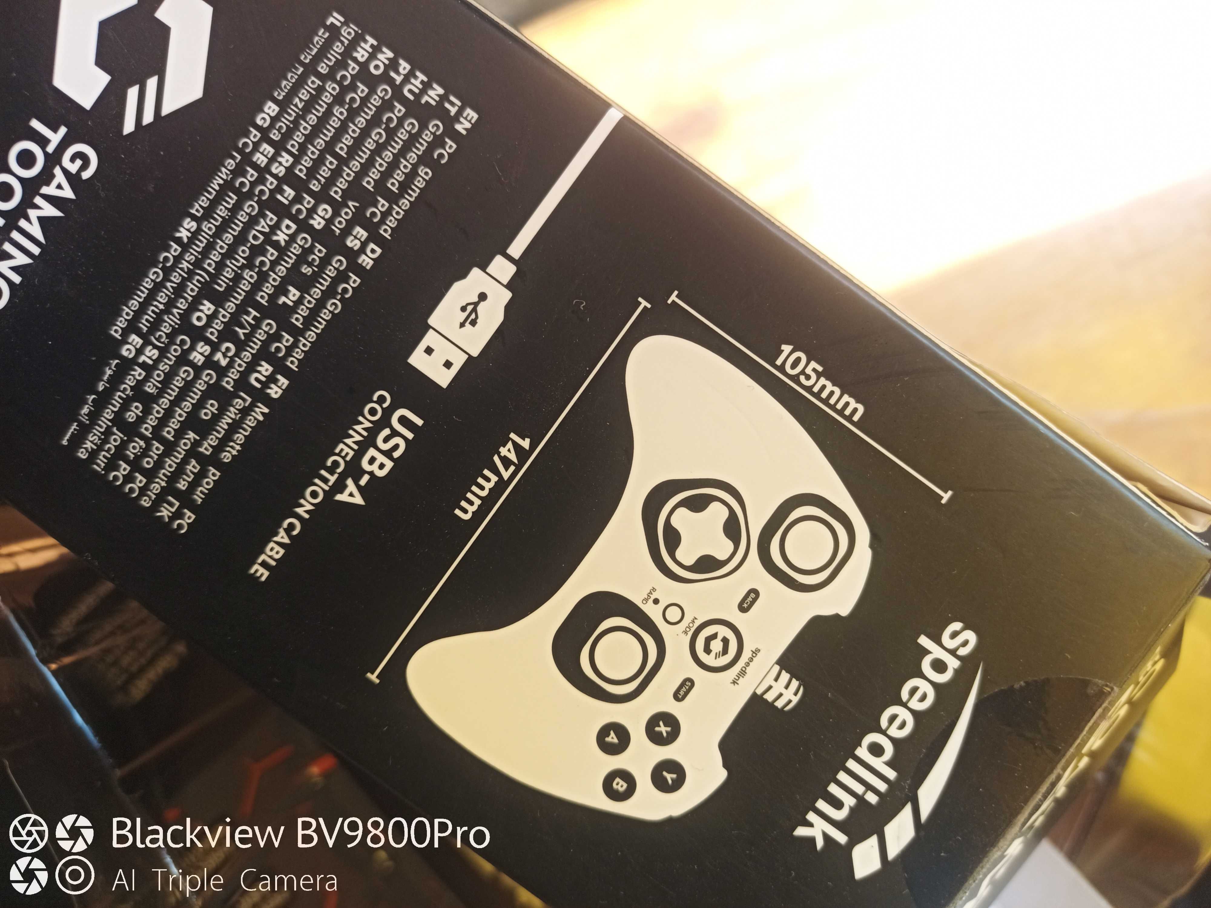 Дротовий геймпад SPEEDLINK RAIT PC/PS3/Switch Black (SL-650010-BK)