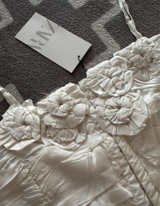 Nowy ZARA gorset bluzka top