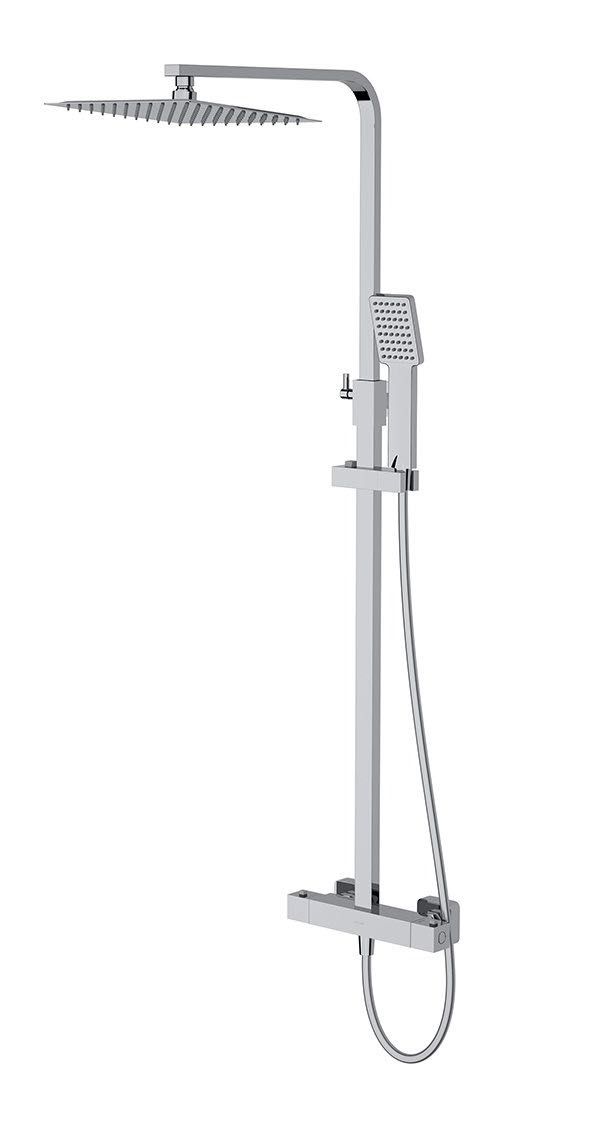 CERSANIT Kolumna prysznicowa SELECTA z baterią termostatyczną chrom