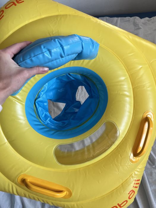 Kółko pompowane z siedziskiem dla malucha Decathlon