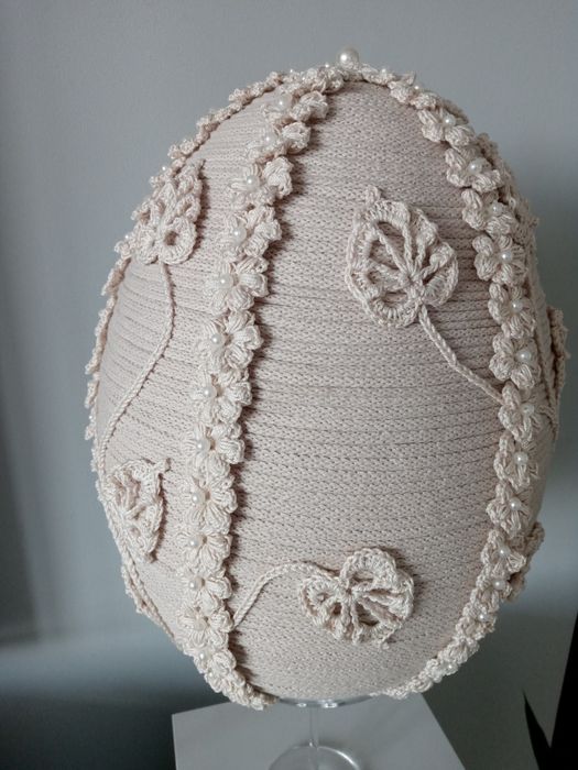 Jajo wielkanocne 3D boho