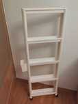 Regalik, półka, wózek 5 poziomowy kółka 121 cm, gł. 9,5 cm