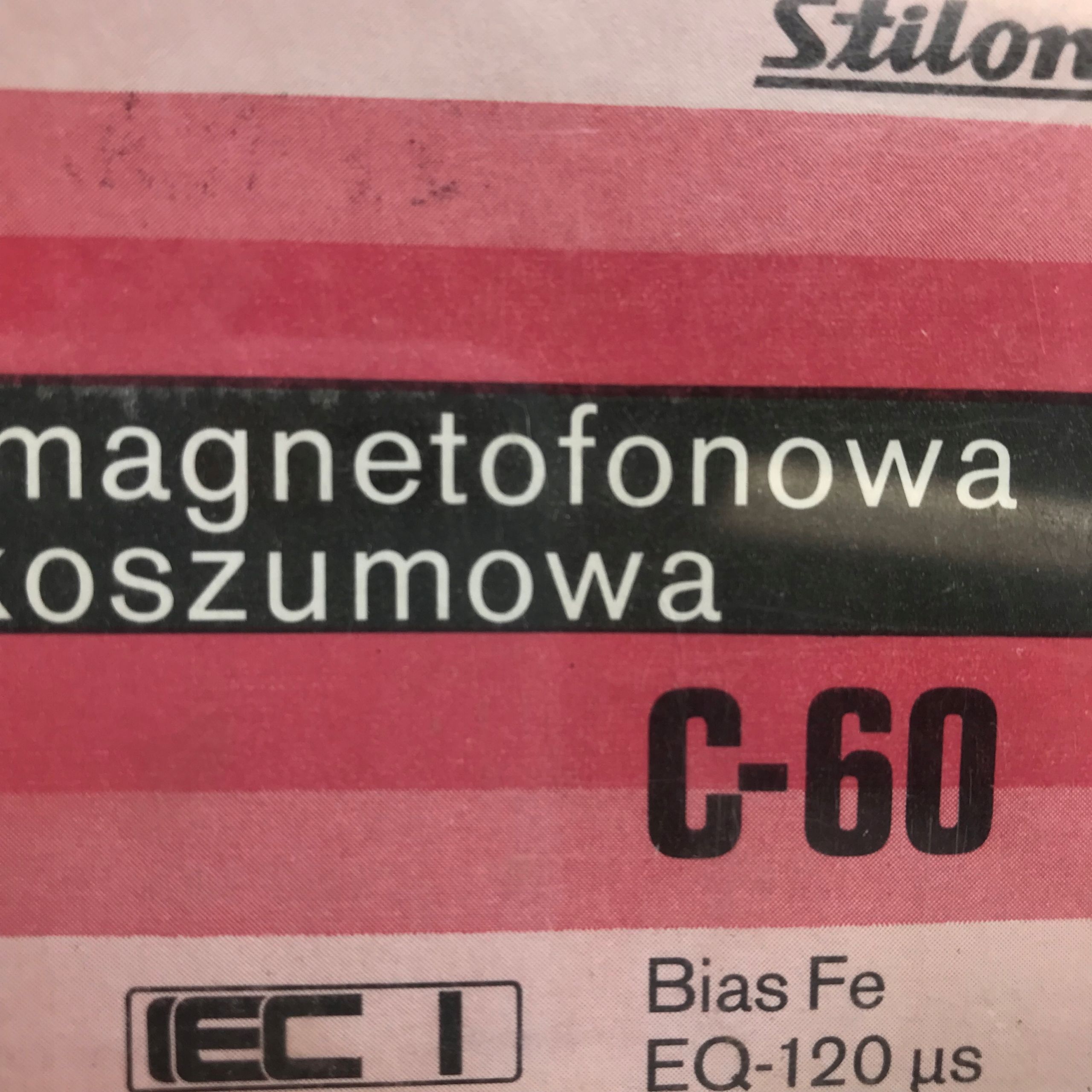 Kaseta - Kaseta magnetofonowa Stilon C60