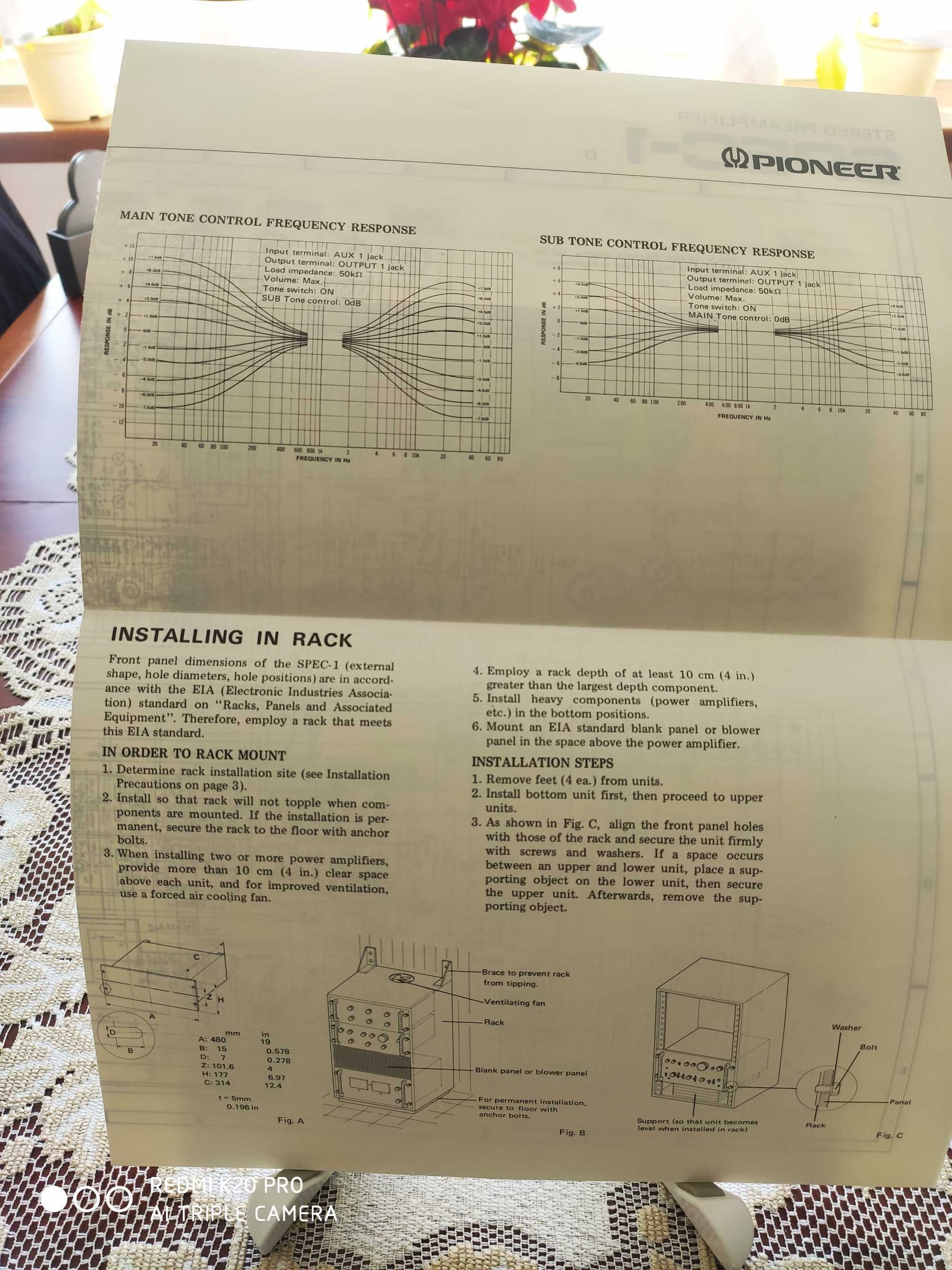 Pioneer Spec -1 przedwzmacniacz