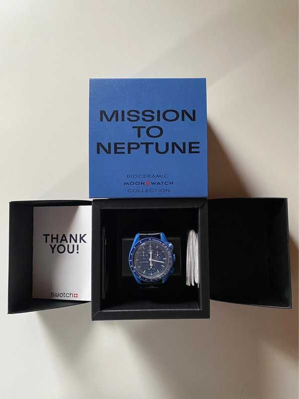 Omega x Swatch SO33N100 Neptune - Tylko Dziś -15%