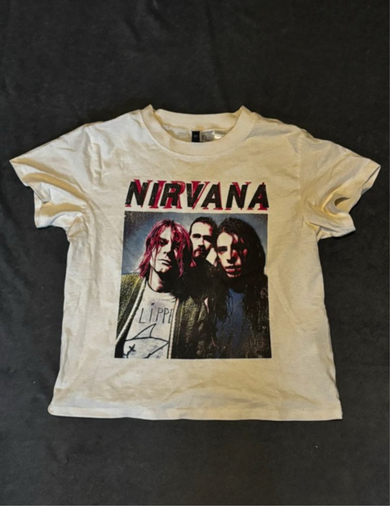 krótka bluzka nirvana