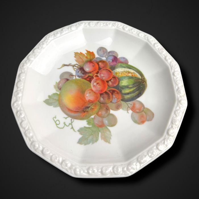 Zestaw talerzy deserowych Rosenthal Maria z motywem owoców b5/101125